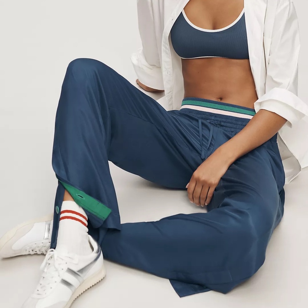 Anthropologie Blue Track Pants